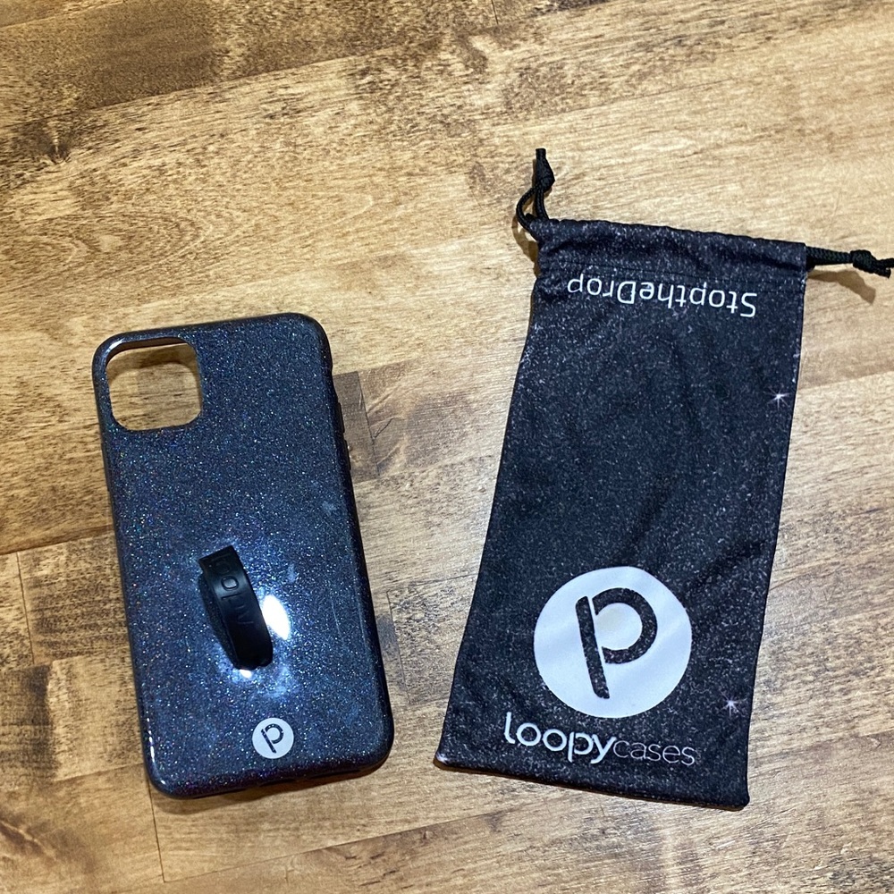Loopy Case Sparkling Black IPhone 11 Pro Max Cover